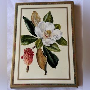 Anne Ophelia Dowden Vintage Magnolia & Azalea Note Card Set of 10